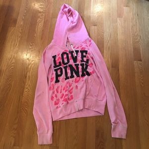 PINK ZIP-UP HOODIE💗